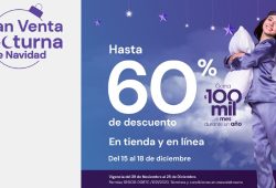 Elektra Gran Venta Nocturna de Navidad. Checa los mejores descuentos Foto FB: Elektra