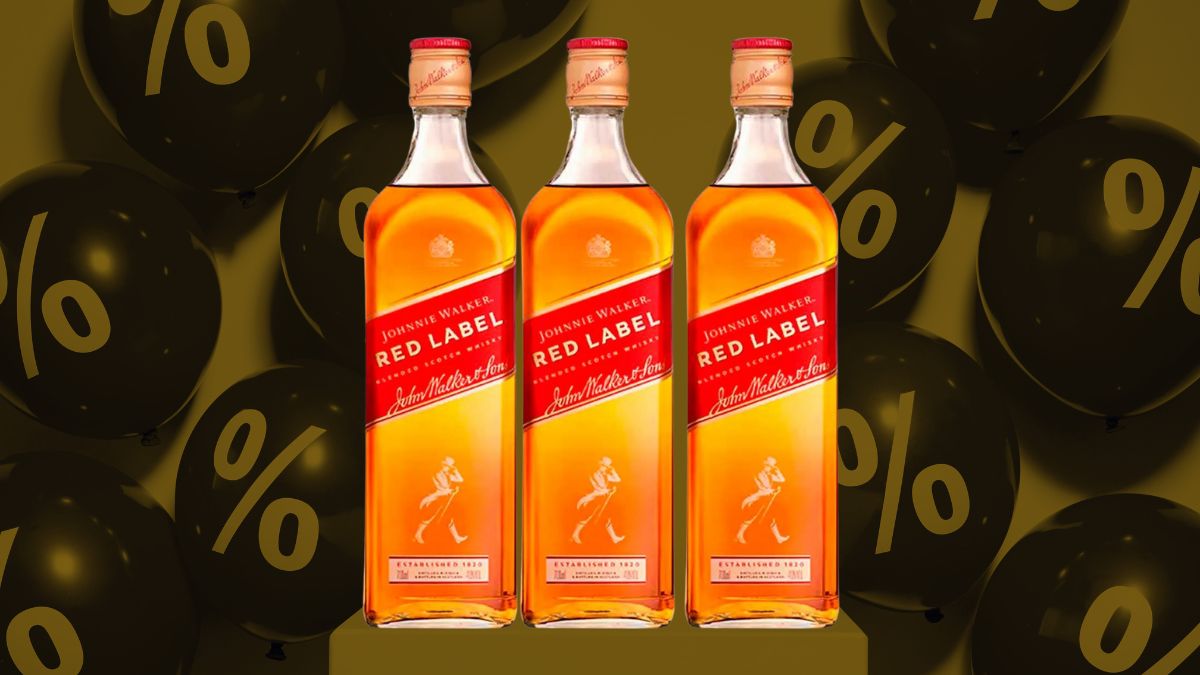 ETIQUETA ROJA RED LABEL WHISKY JOHNNIE WALKER